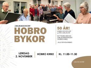 50 års jubilæumskoncert med Hobro Bykor